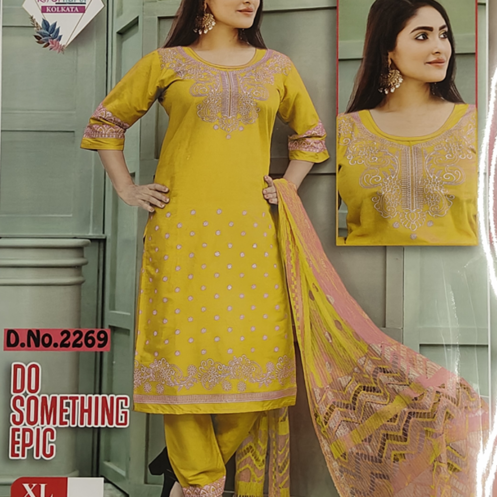 Women's Stylish Cotton Printed Kurti for Daily Wear | A-Line Fit | Round Neck | 3/4 Sleeves