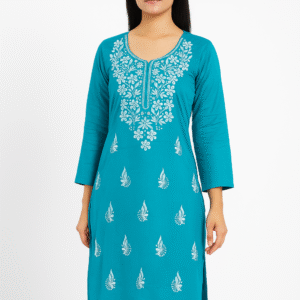 Trendy Straight Kurti for Women | Cotton Blend | Office & Casual Wear | Striped Pattern